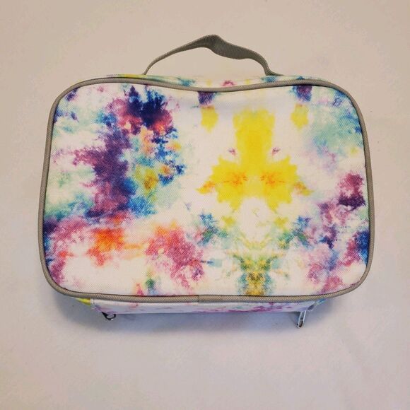 Buc-ee's Insulated Lunch Box - Tie Dye Logo Trucker Truckstop Zip Around Pockets - Picture 10 of 12